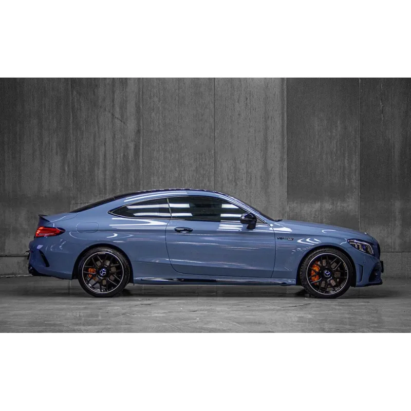 China Blue Car Vinyl Wrap