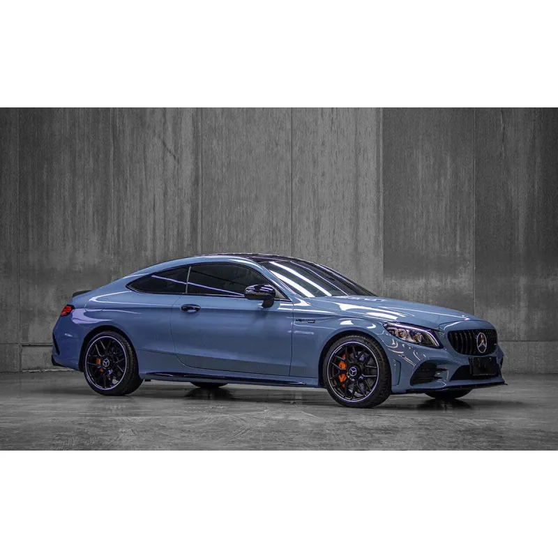 China Blue Car Vinyl Wrap