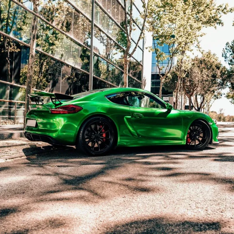  Ravoony Plus Glossy Metal Flame Green Vinyl Car Wrap