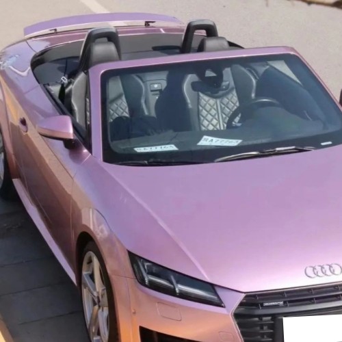 Ravoony Plus Bentley Gloss Passion Pink Vinyl Car Wrap