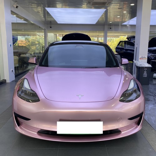 Ravoony Plus Bentley Gloss Passion Pink Vinyl Car Wrap