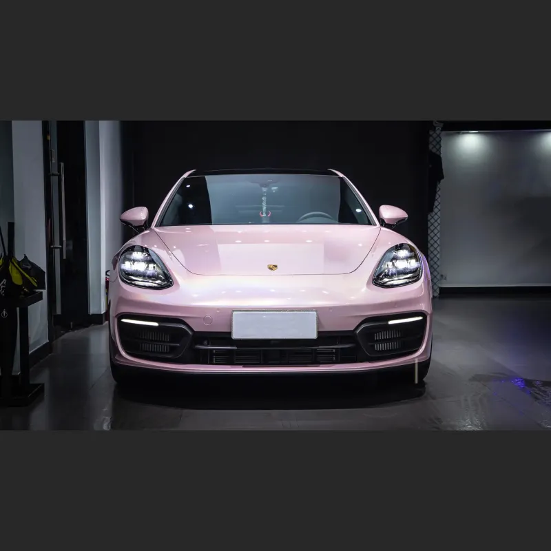 Ravoony Plus Gloss Laser Light Pink Car Wrap