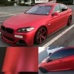 Ravoony Plus Matte Chrome Red Vinyl Car Wrap