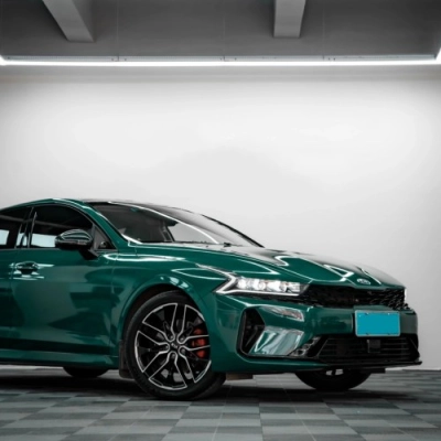 Ravoony Plus PET Audi Gloss Goodwood Green Vinyl Car Wrap 02