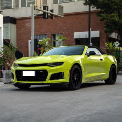 Ravoony Plus PET BMW Gloss São Paulo Yellow Car Vinyl Wrap 02