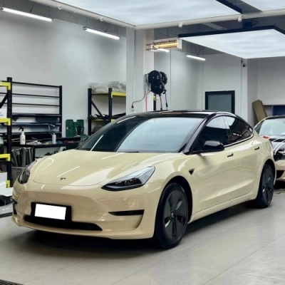 Ravoony Plus Cooper S Gloss Pepper White Vinyl Car Wrap 02