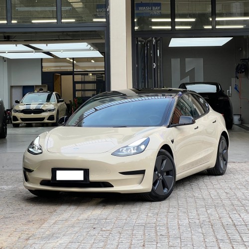 Ravoony Plus Cooper S Gloss Pepper White Vinyl Car Wrap