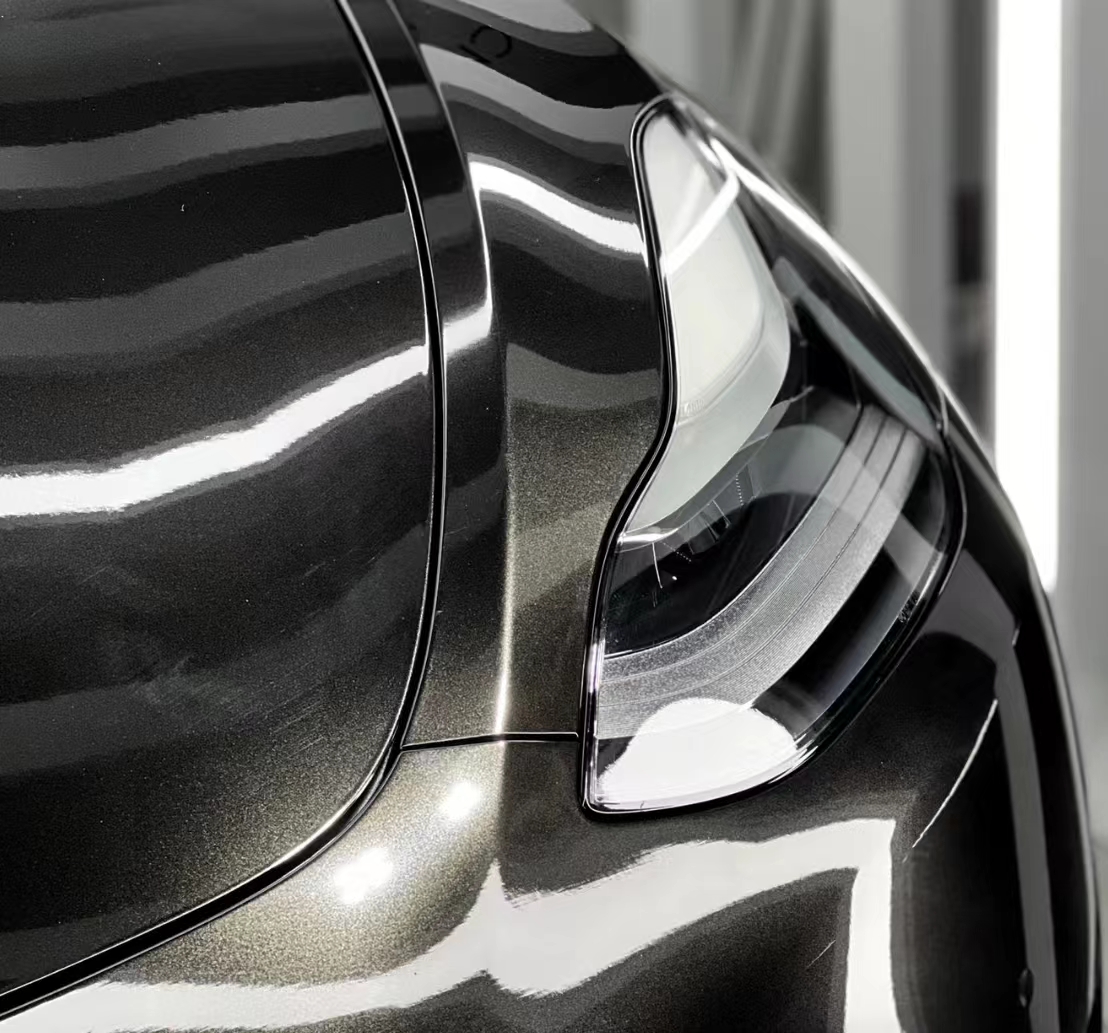  Ravoony Plus Glossy Metal Paint Black Car Wrap