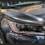 Ravoony Plus Glossy Sparkle Black Car Vinyl Wrap