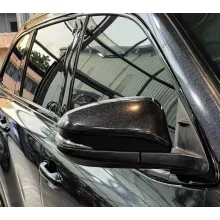 Glossy Sparkle Black Car Vinyl Wrap 1