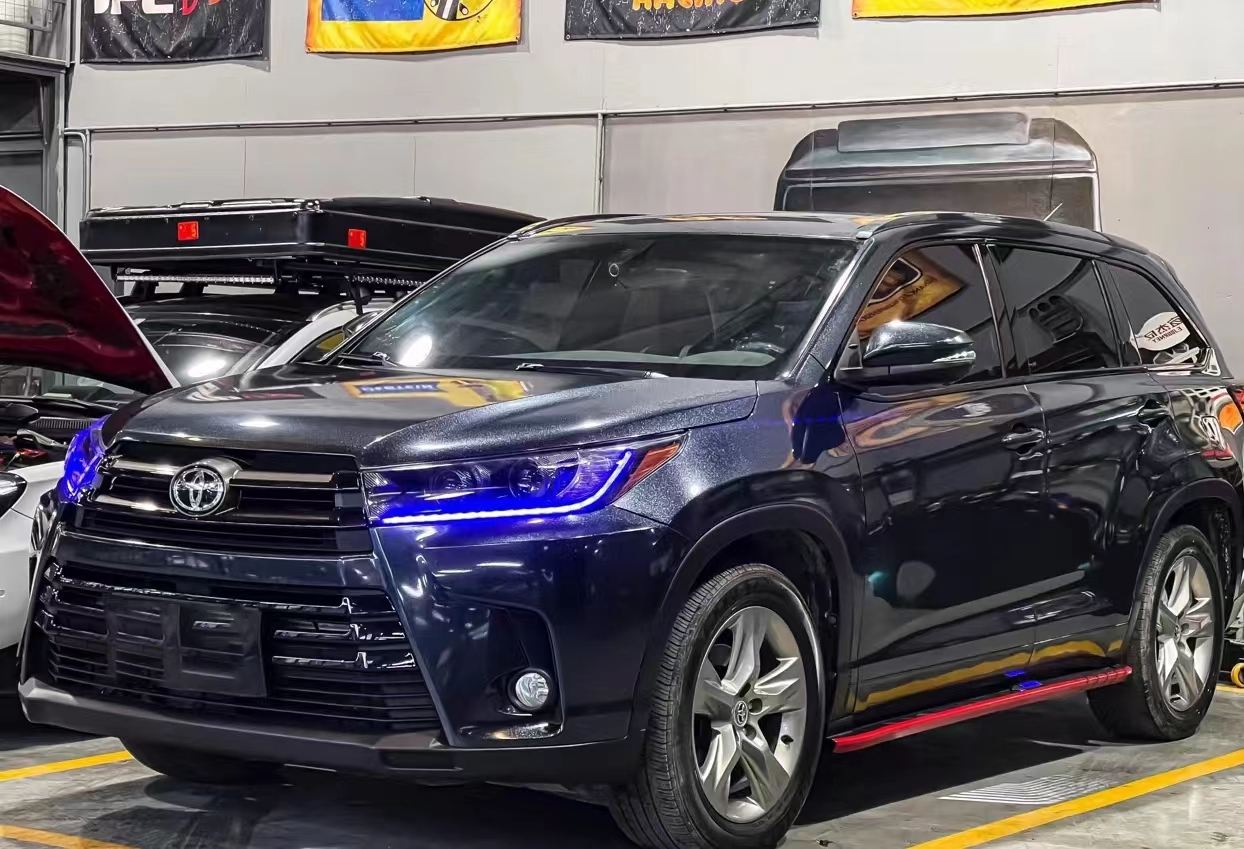 Ravoony Plus Glossy Sparkle Black Car Vinyl Wrap