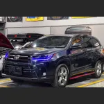 Ravoony Plus Glossy Sparkle Black Car Vinyl Wrap