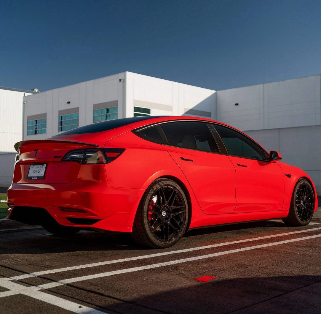 Ravoony Plus PET Porsche Gloss Carmine Red Vinyl Car Wrap Mazda Wrap