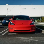 Ravoony Plus Porsche Gloss Carmine Red Vinyl Car Wrap Mazda Wrap