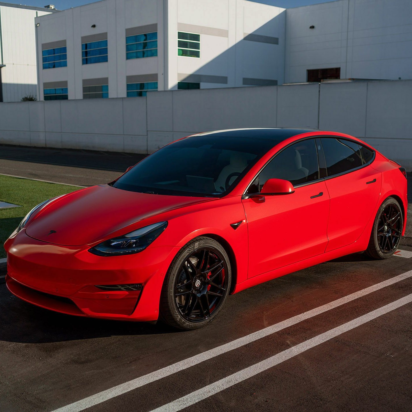 Ravoony Plus PET Porsche Gloss Carmine Red Vinyl Car Wrap Mazda Wrap