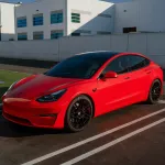 Ravoony Plus Porsche Gloss Carmine Red Vinyl Car Wrap Mazda Wrap