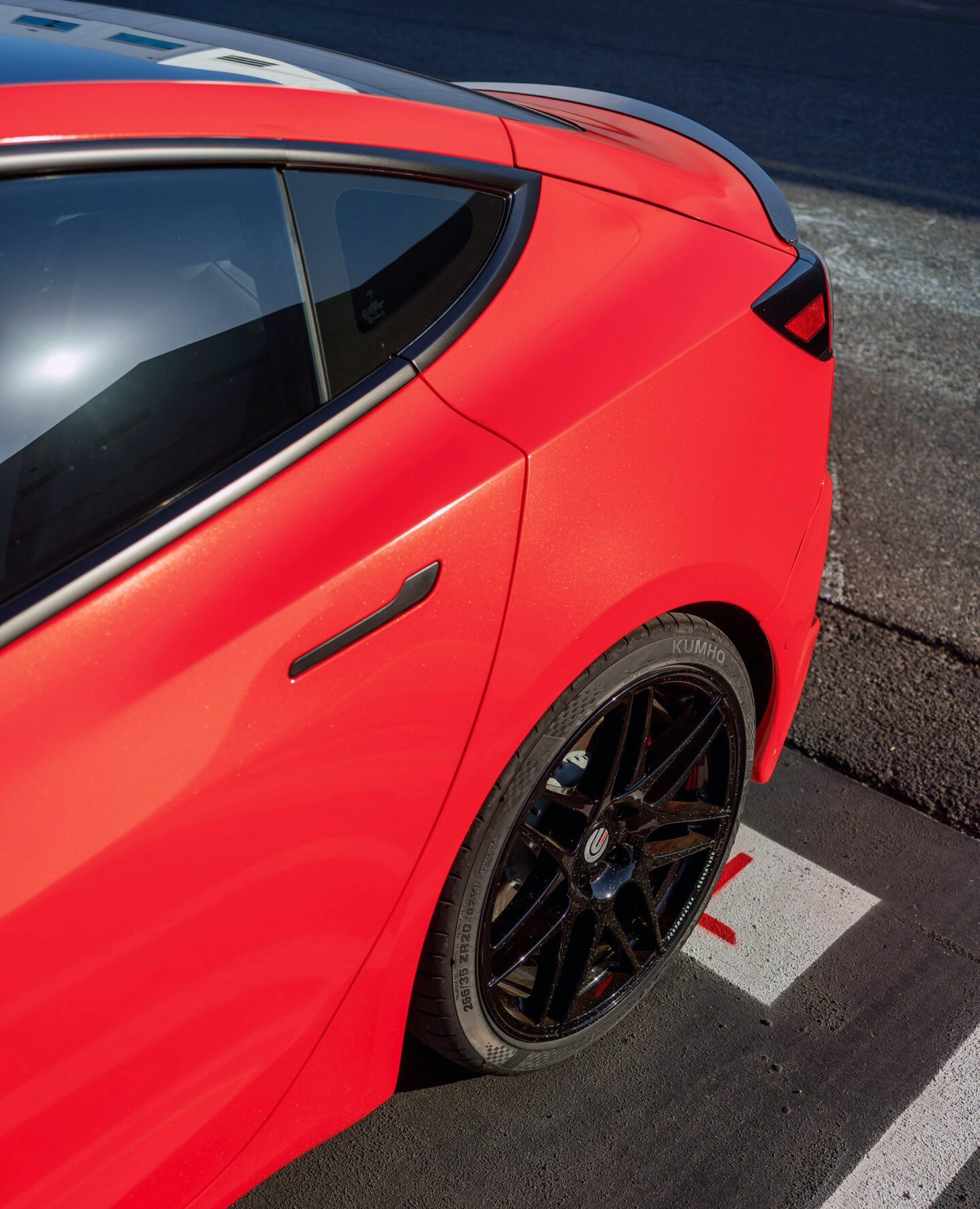 Ravoony Plus PET Porsche Gloss Carmine Red Vinyl Car Wrap Mazda Wrap