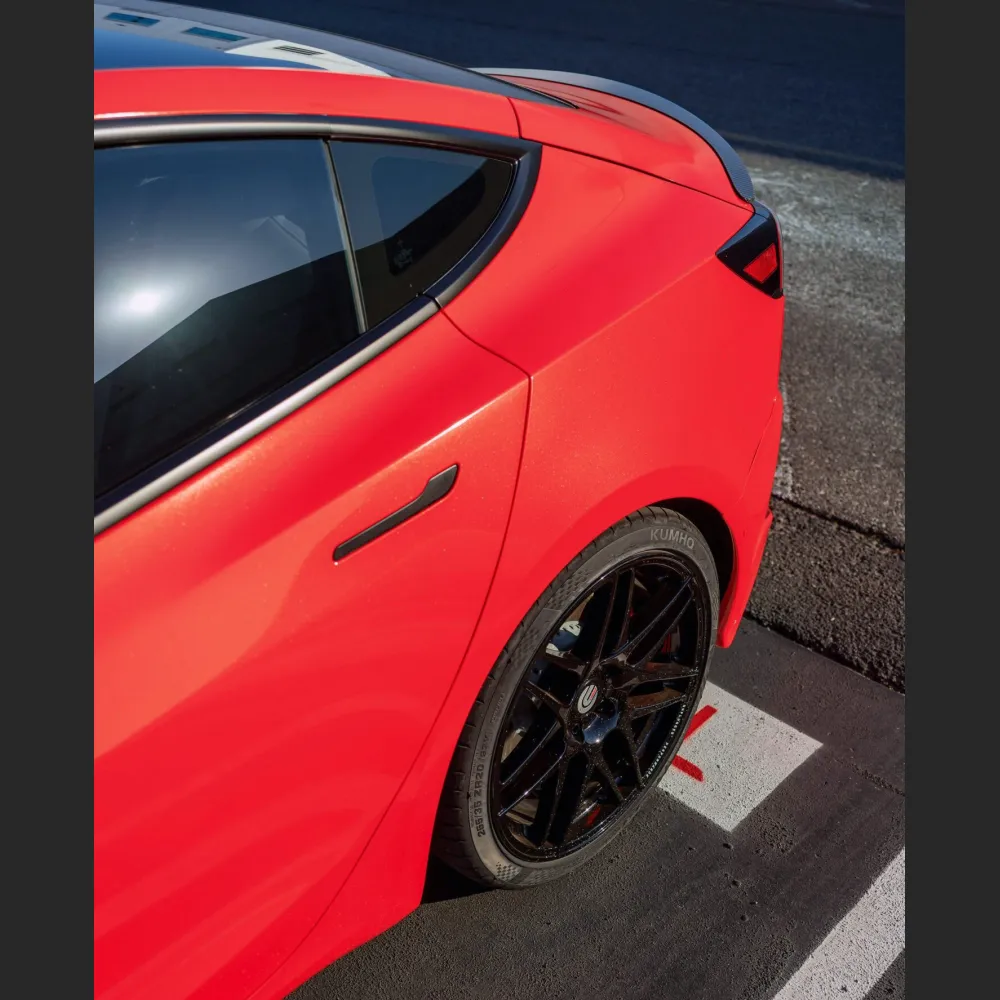 Ravoony Plus Porsche Gloss Carmine Red Vinyl Car Wrap Mazda Wrap