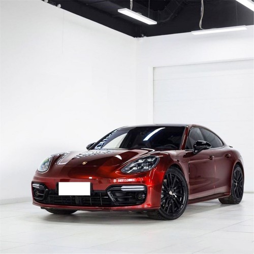 Ravoony Plus Tesla Gloss Midnight Cherry Red Vinyl Car Wrap