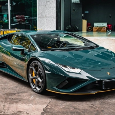 Ravoony Plus BMW Gloss British Racing Green Vinyl Car Wrap 02