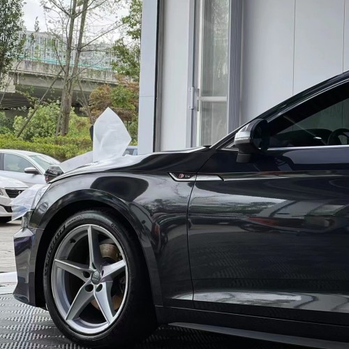  Ravoony Plus Porsche Gloss Volcano Grey Car Vinyl Wrap