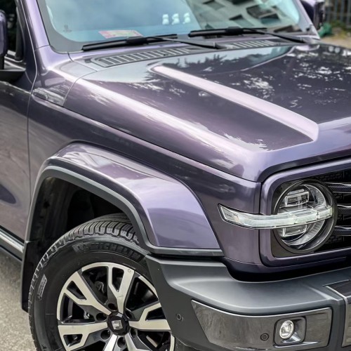 Ravoony Plus Bentley Gloss Grey Violet Car Vinyl Wrap