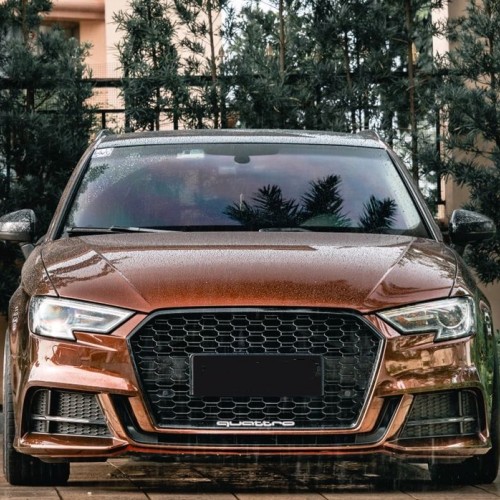 Ravoony Plus Porsche Gloss Terra Brown Vinyl Car Wrap