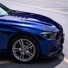 Tesla Gloss Deep Blue Vinyl Car Wrap