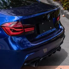 Tesla Gloss Deep Blue Vinyl Car Wrap