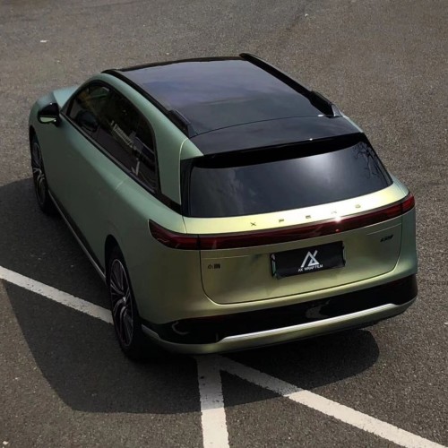 Ravoony Plus Porsche Gloss Urban Bamboo Green Vinyl Car Wrap