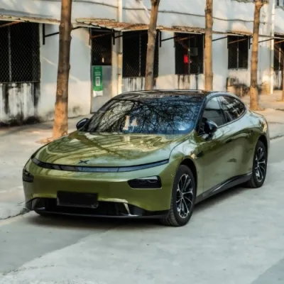 Ravoony Plus Audi Gloss Army Green Vinyl Car Wrap 02
