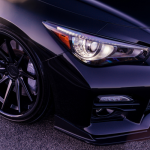 Ravoony Plus Gloss Black Car Wrap Q50 Wrap