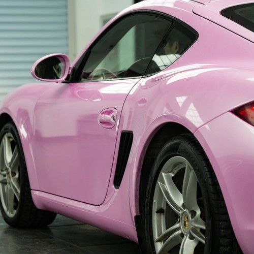 Ravoony Plus Gloss Macaron Cherry Pink Vinyl Car Wrap