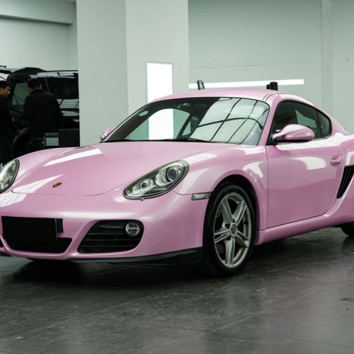 Ravoony Plus Gloss Macaron Cherry Pink Vinyl Car Wrap