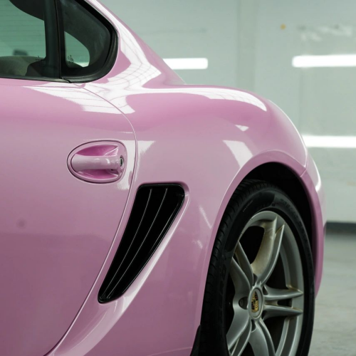 Ravoony Plus Gloss Macaron Cherry Pink Vinyl Car Wrap