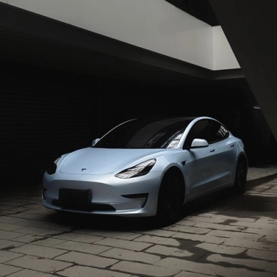 Ravoony Plus Gloss Macaron Dawn Grey Vinyl Car Wrap 02