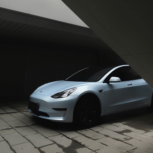 Ravoony Plus Gloss Macaron Dawn Grey Vinyl Car Wrap