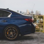 Ravoony Plus Gloss Midnight Blue Car Vinyl Wrap Q50 Wrap