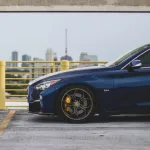 Ravoony Plus Gloss Midnight Blue Car Vinyl Wrap Q50 Wrap