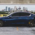 Ravoony Plus Gloss Midnight Blue Car Vinyl Wrap Q50 Wrap