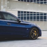 Ravoony Plus Gloss Midnight Blue Car Vinyl Wrap Q50 Wrap