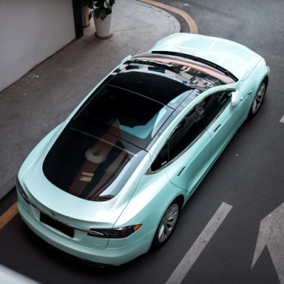 Ravoony Plus Gloss Macaron Moonlight Jade Vinyl Car Wrap 02