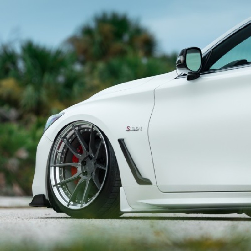 Ravoony Plus Gloss Crystal White Car Vinyl Wrap Q60 Wrap