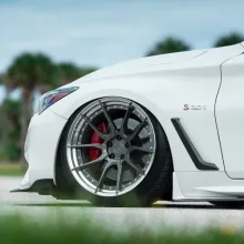 Gloss Crystal White Car Vinyl Wrap Q60 Wrap