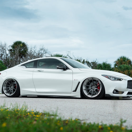 Ravoony Plus Gloss Crystal White Car Vinyl Wrap Q60 Wrap