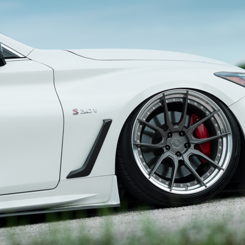 Ravoony Plus Gloss Crystal White Car Vinyl Wrap Q60 Wrap