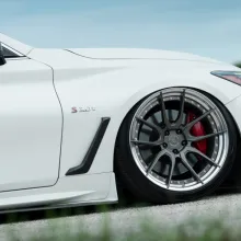 Gloss Crystal White Car Vinyl Wrap Q60 Wrap