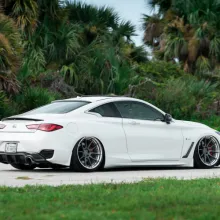 Gloss Crystal White Car Vinyl Wrap Q60 Wrap