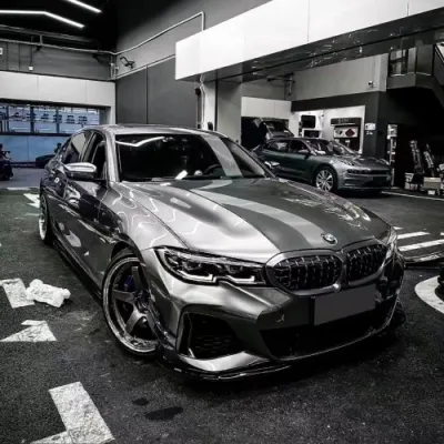  Ravoony Plus Gloss Pearl Metal Space Grey Car Vinyl Wrap 02