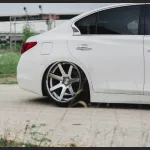 Ravoony Plus Gloss White Car Wrap Q50 Wrap